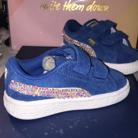 Puma custom blinged toddler shoes - Picture 2 of 3